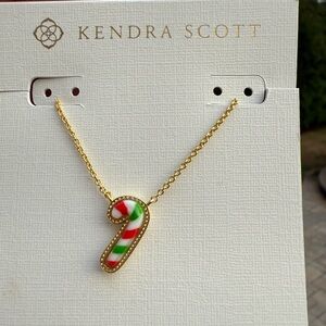 NWT- Kendra Scott Candy Cane Necklace